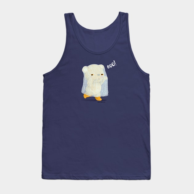 Ghost Bear Tank Top by julianamotzko